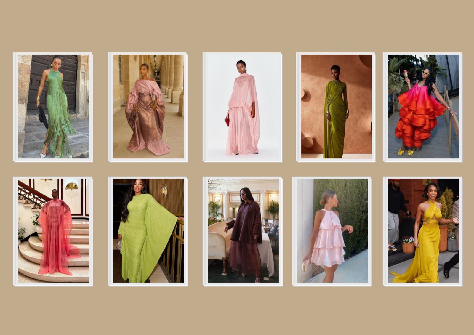 The Golden Arrival · women's mood board